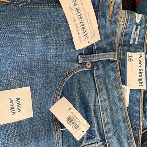 Old navy power straight high rise ankle jeans